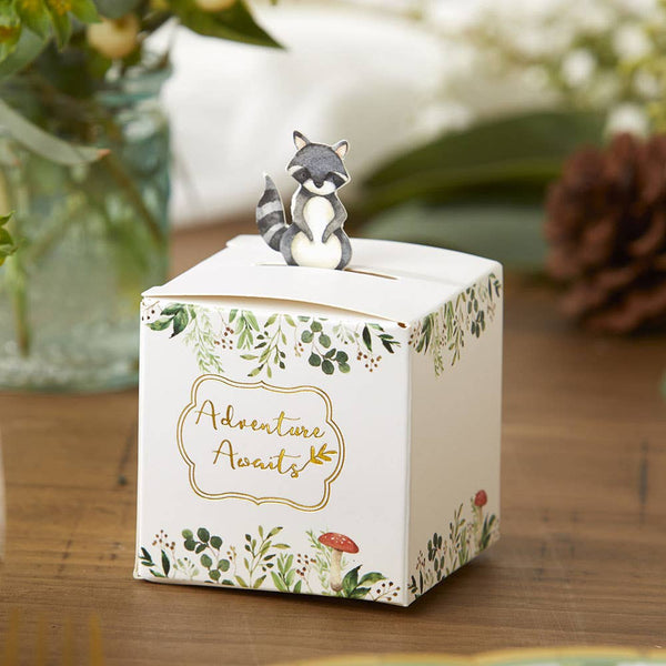 Woodland Baby Favor Boxes