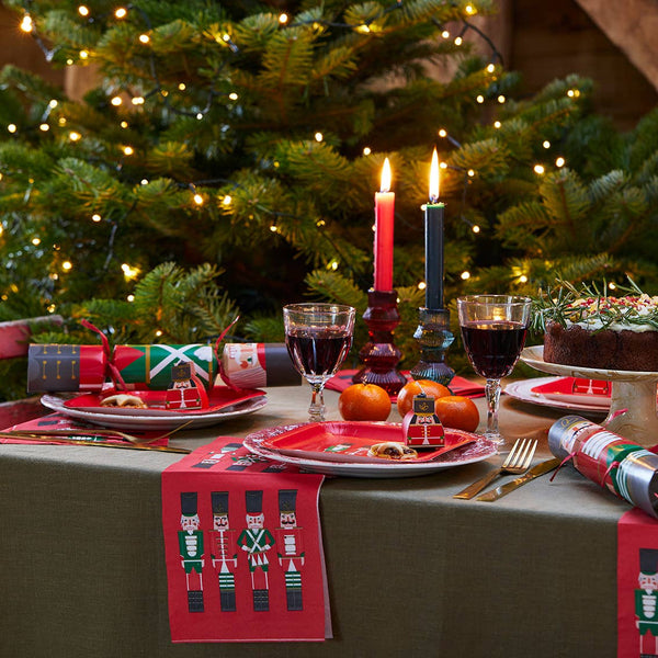 Nutcracker Christmas Plates
