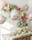 Floral Teapot Foil Balloon