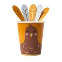 Charming Turkey Party Cups