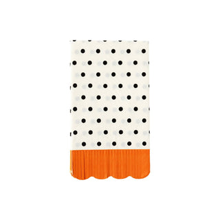 Halloween Polka Dot Dinner Napkins