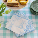 Blue & White Bunny Napkins