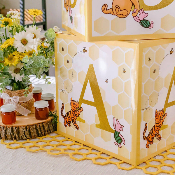 Winnie-the-Pooh Bear Baby Block Boxes