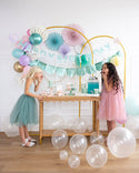 Mermaid Party Fan Set – 6 Pastel Decorations for Under-the-Sea Events
