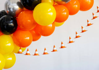 Construction Cone Banner for Truck Themed Parties