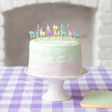 Pastel Twirl Birthday Candles - 8 Pack | Cake Candles