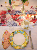 Floral Tea Party Plates – Set of 12 Elegant Paper Tableware