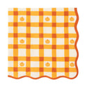 Watercolor Pumpkin Shaped Napkins