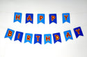 Happy Birthday Banner- Blues