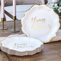Always & Forever 72 Piece Party Tableware Set (24 Guests)