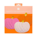 Pumpkin Honeycomb Decorations | Fall Décor | 3 Pack |