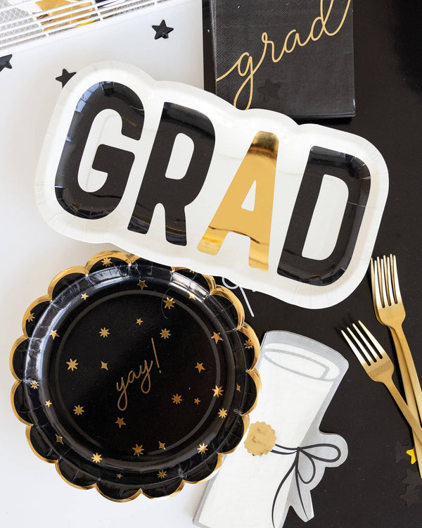 Script Graduate 10" Plate