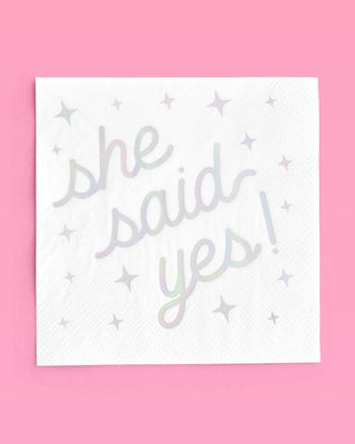 Engaged Era Napkins - 25 foil napkins