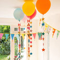 Birthday Brights Balloons With Star and Happy Birthday Tails