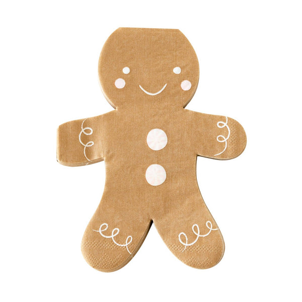Sweet Gingerbread Napkins (Set of 20)