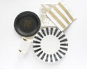 Black Party Fan Set / Black Fans / Party Fans / Paper Fans / Black Decor / Black Hanging Decorations / Buffalo Plaid / New Years Decor