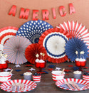 Paper Straws / July 4th Straws / Red, White, and Blue Straws / 4th of July Straws / Party Straws / Patriotic Straws / America Party