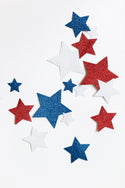 4th of July Cupcake Kit / Star Cupcake Toppers / Cupcake Liner / 4th of July Decor / July 4th Decor / Red White and Blue Cupcake Kit