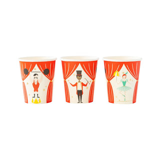 Carnival Cups / Circus Cups / Carnival Tent Cups / Circus Tent Cuos / Big Top Party / Greatest Show on Earth / Under the Big Top