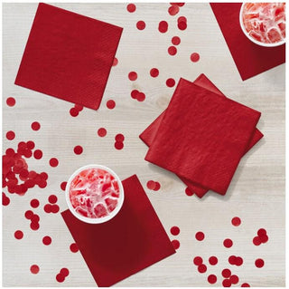 Red Large Napkins / Bright Red / Firetruck Red / Cherry Red / Red Paper Napkins / Red Party Napkins