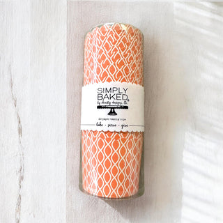 Orange Julep Baking Cups / Orange Treat Cups / Baking Cups / Orange Baking Cups / Orange Patterned Baking Cups / Treat Cups / Cupcake Cups