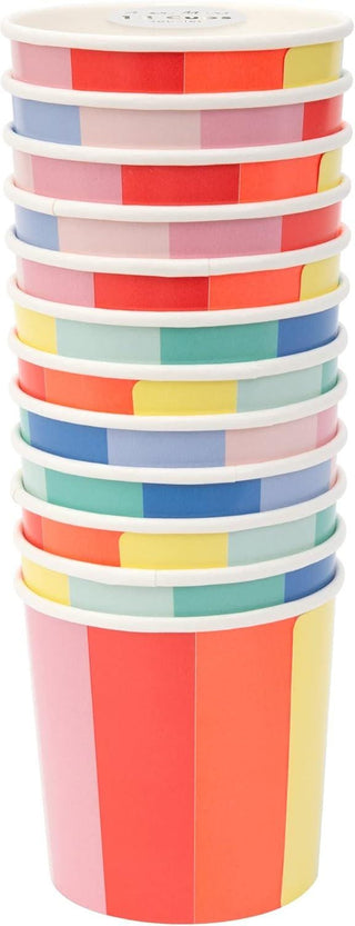 Rainbow Cups /Rainbow Paper Cups / Rainbow Party Cups / Rainbow Party / Color Wheel Cups / Rainbows and Unicorns