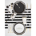 Black and White Streamers / Graduation Decor / Halloween Decor / Birthday Party Streamers / Party Streamers / Anniversary Party Streamers