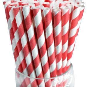 Striped Paper Party Straws | Eco Friendly Drinking Straws for Birthday Baby Shower Wedding | Striped Paper Straws | Colorful Paper Straws