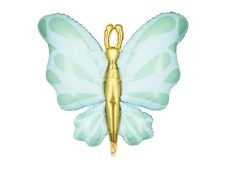 Foil Balloon Butterfly Mint