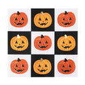 Orange Jack-O-Lantern Small Plates (Set of 8)