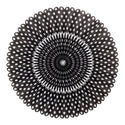 Black Party Fan Set