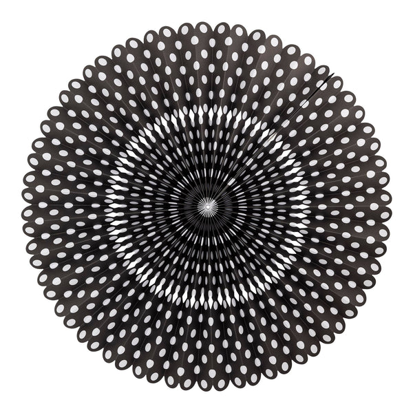 Black Party Fan Set