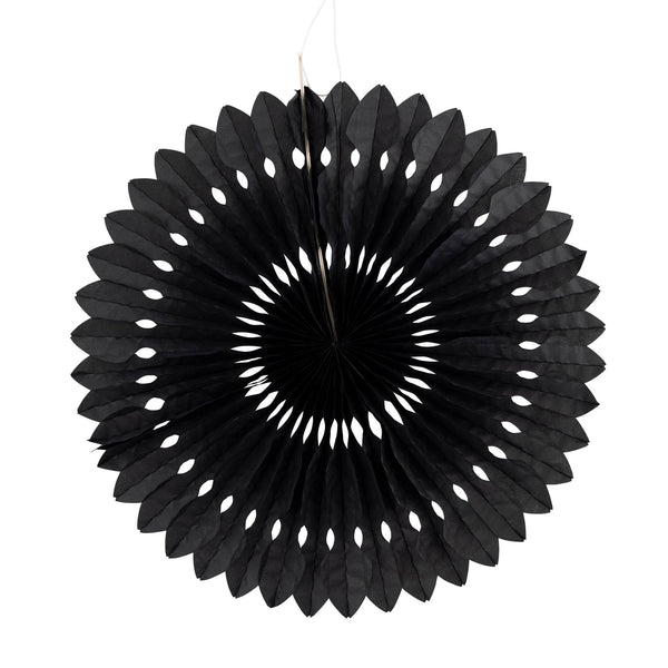 Black Party Fan Set