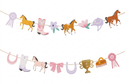 Pony Tales decorations on a white background, arranged in two rows of eight
