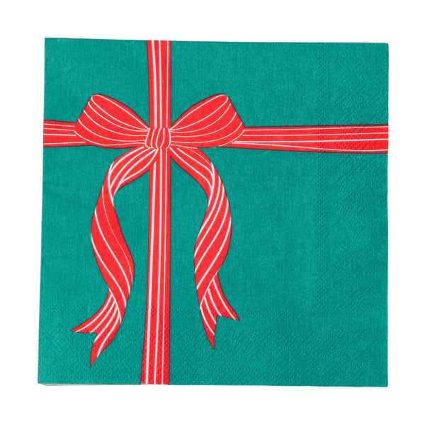 Christmas Tree Plaid Guest Towels, 3-Ply (Set of 20)