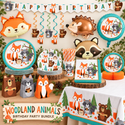 Woodland Animals Birthday Party Bundle