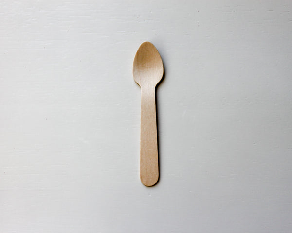 Wooden mini spoons (set of 25)