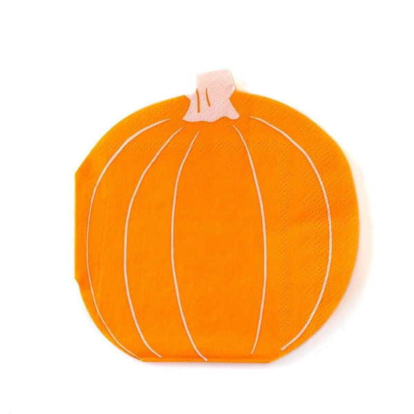 Orange and Pink Pumpkin Napkin 