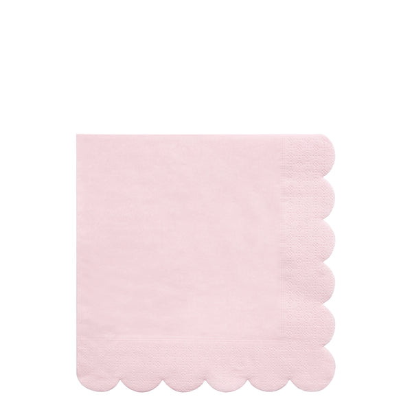 Pink Large Scalloped Napkin