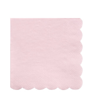 Pink Small Scalloped Napkin