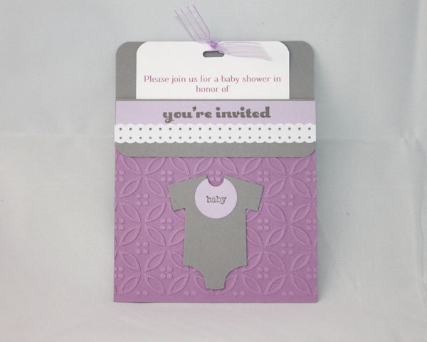 Onesie Baby Shower Invitation 