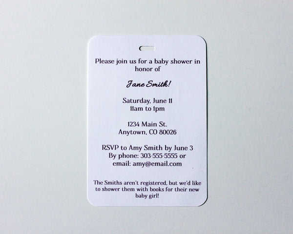 Onesie Baby Shower Invitation 