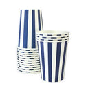 Navy and White Cups 