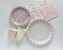 Pink and Gold Confetti Napkins 