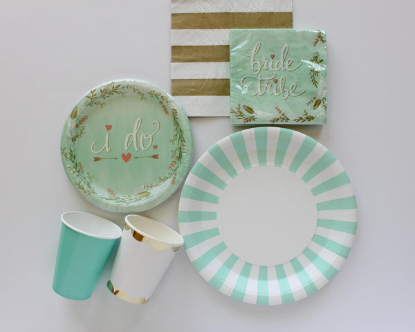 Mint Green Dinner Plates 