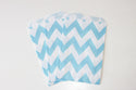 Light Blue Chevron Favor Bag 