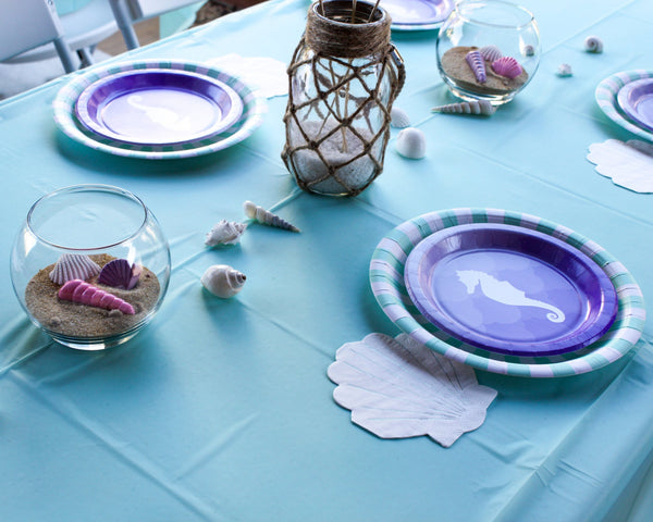 Shells Plates Table Shell Shaped Plates | Oh So Fancy Party