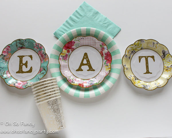 Mint Green Dinner Plates 