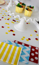 Light Blue Chevron Favor Bag 