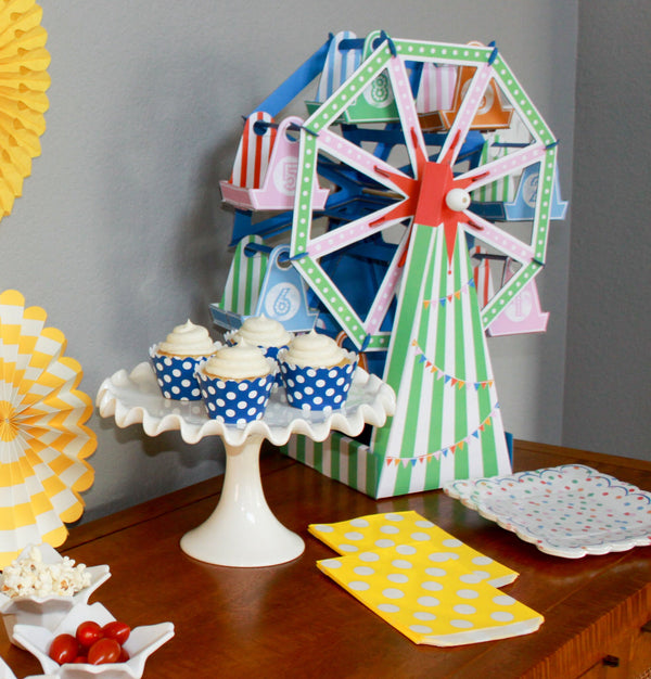 Yellow Polka Dot Favor Bag 